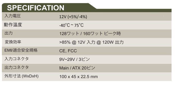 GADIWA-B1120 Spec