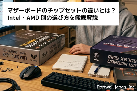 マザーボードのチップセットの違いとは？Intel・AMD別の選び方を徹底